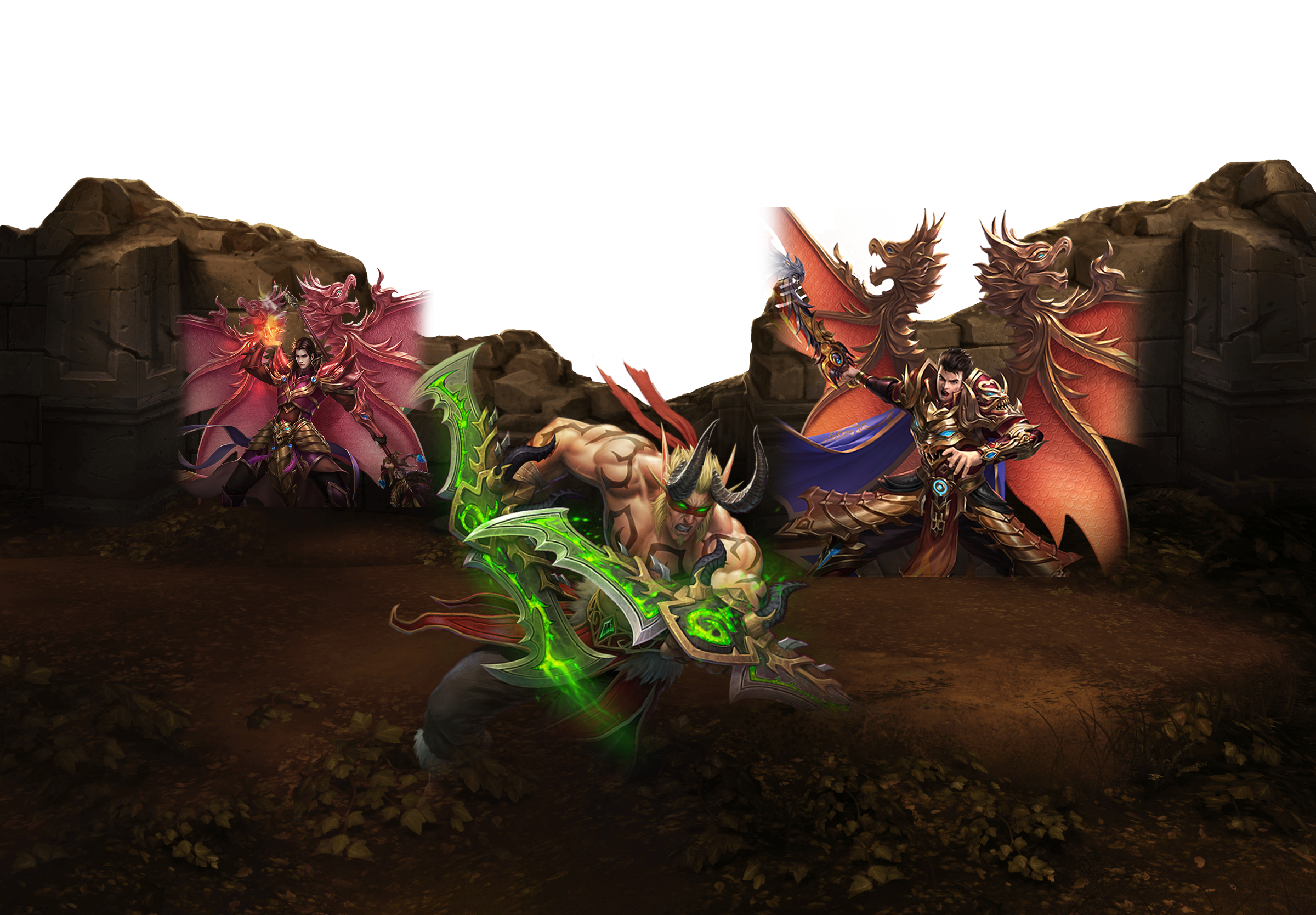 魔兽传奇副本画面，传奇私服活动